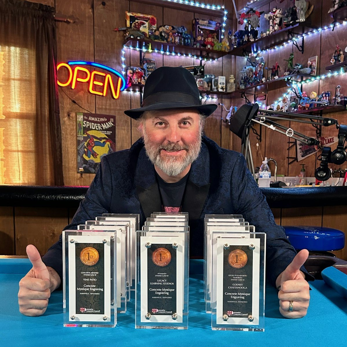 Rick Lobdell with his industry awards, confirmed guest at The Golden Pour Awards 2026